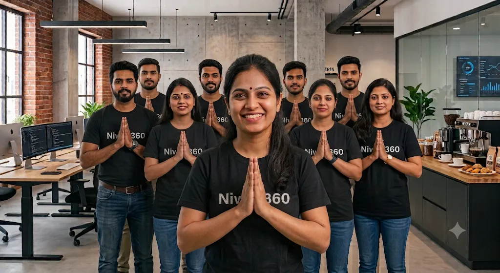 Friendly Niwas360 app support team ready to help